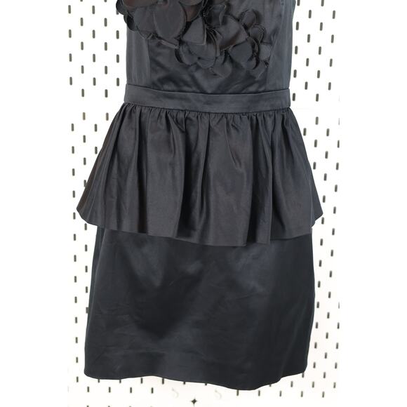 Lilly Pulitzer Mae Strapless Sateen Cocktail Dress with Peplum Women's Sz 2 - Picture 4 of 10